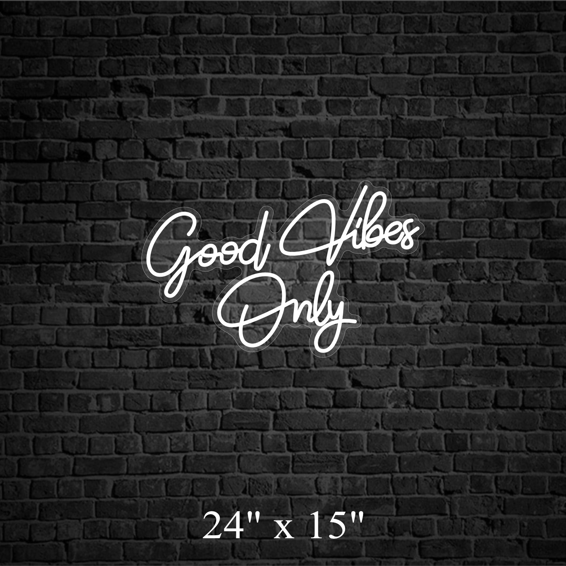 Good Vibes Only Neon Sign