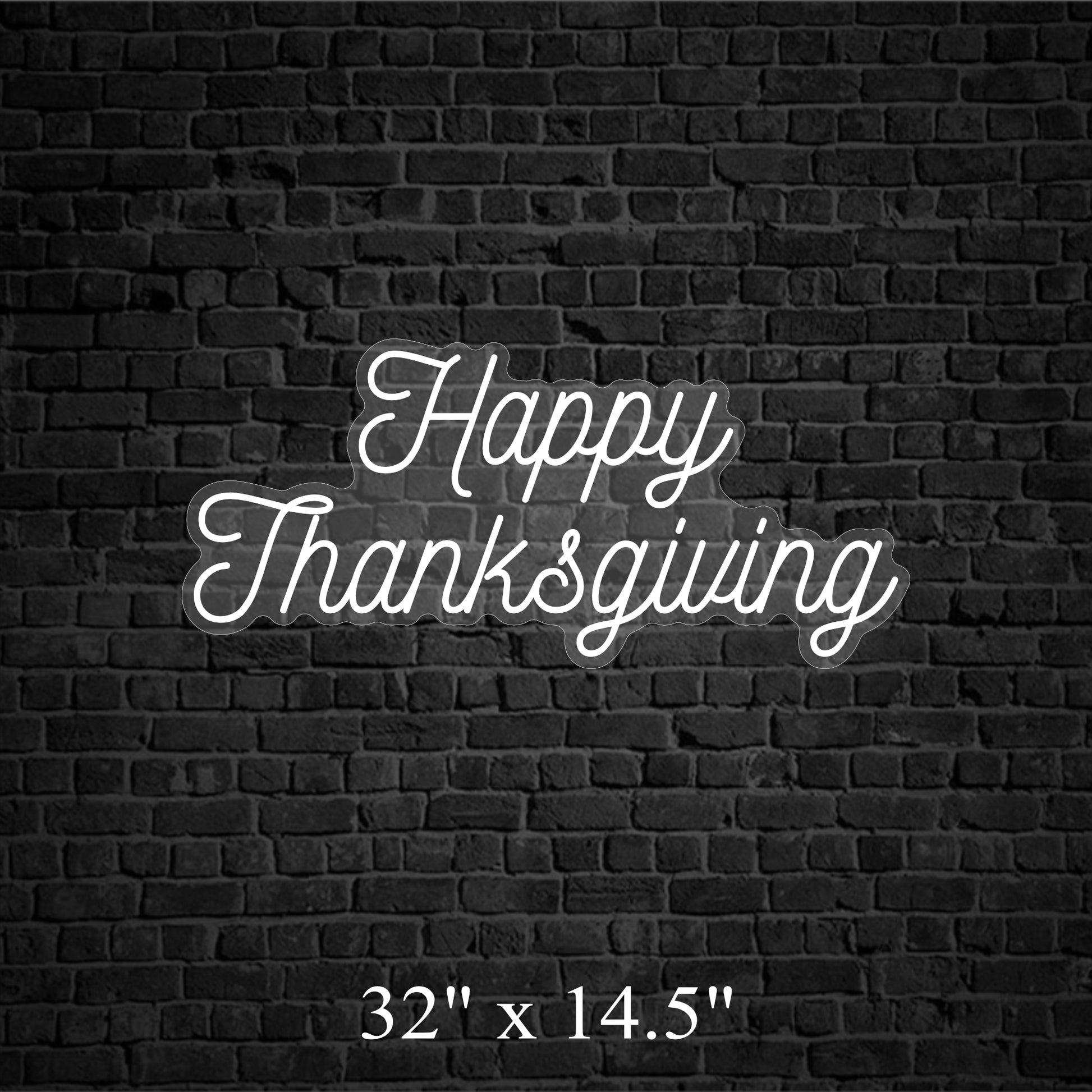 Happy Thanksgiving Neon Sign