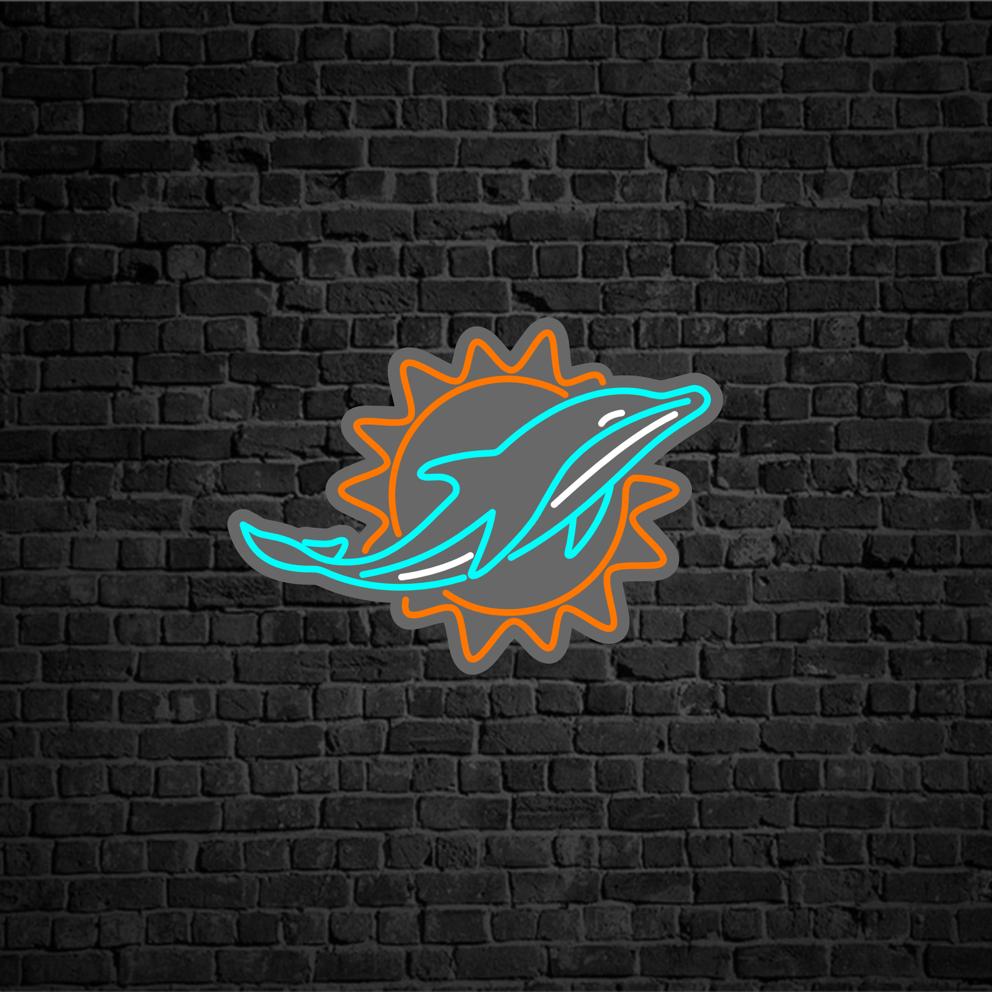Miami Dolphins Neon Sign