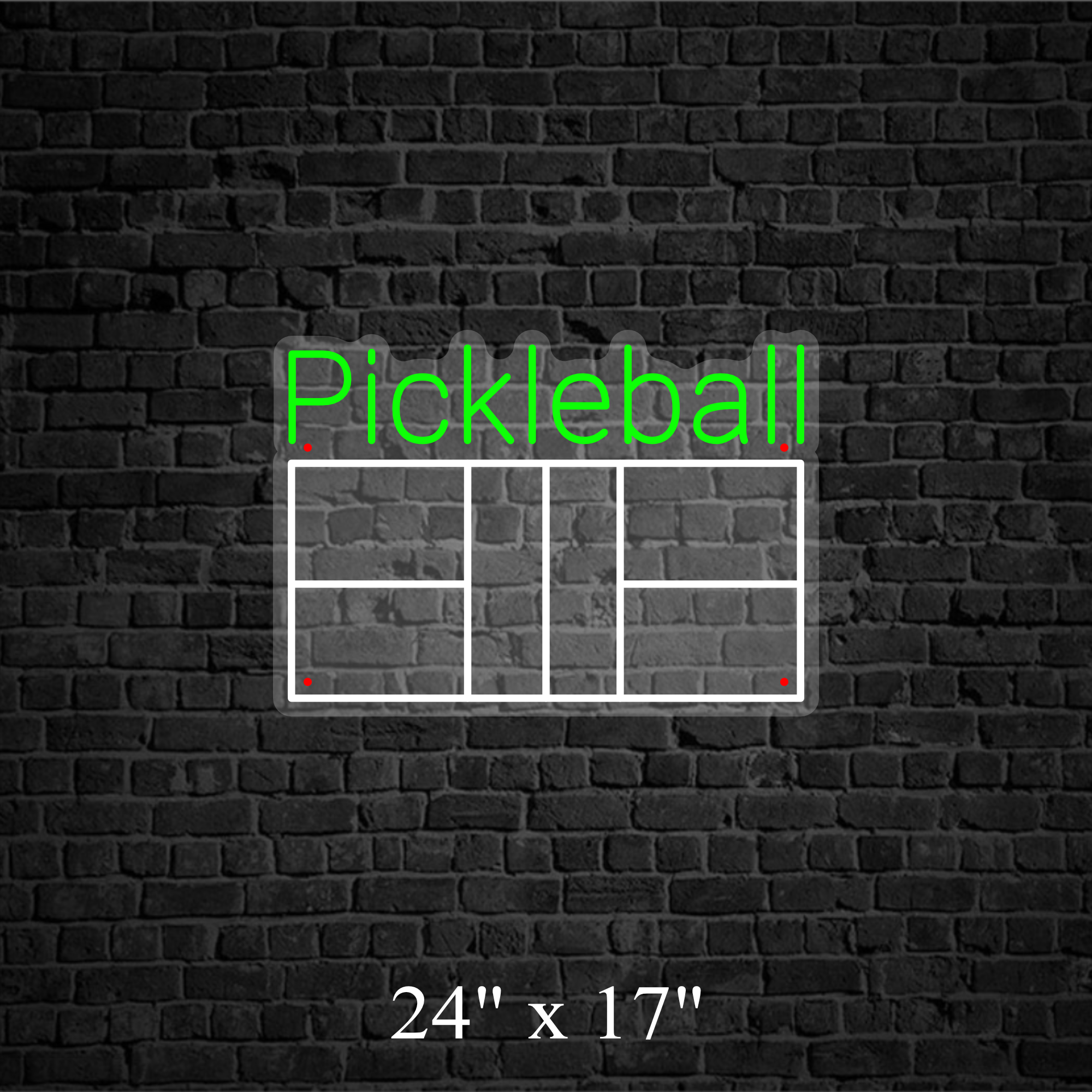 Pickleball Neon Sign