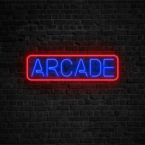 Retro Arcade Neon Sign - Customize Your Arcade / Mancave LED Sign