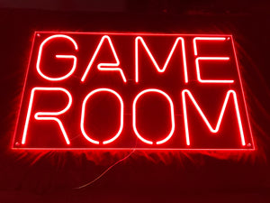 Game Room Neon Sign For Man Cave or Arcade