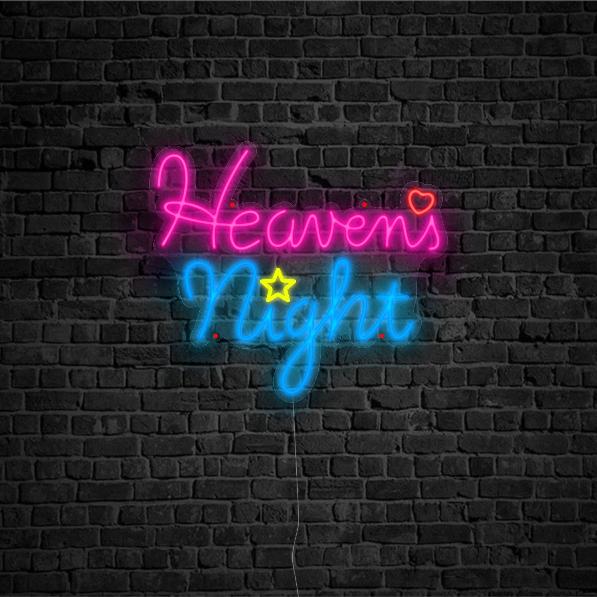 Heaven's Night - Silent Hill Nightclub Neon Light - LED Bedroom Light Wall Decor