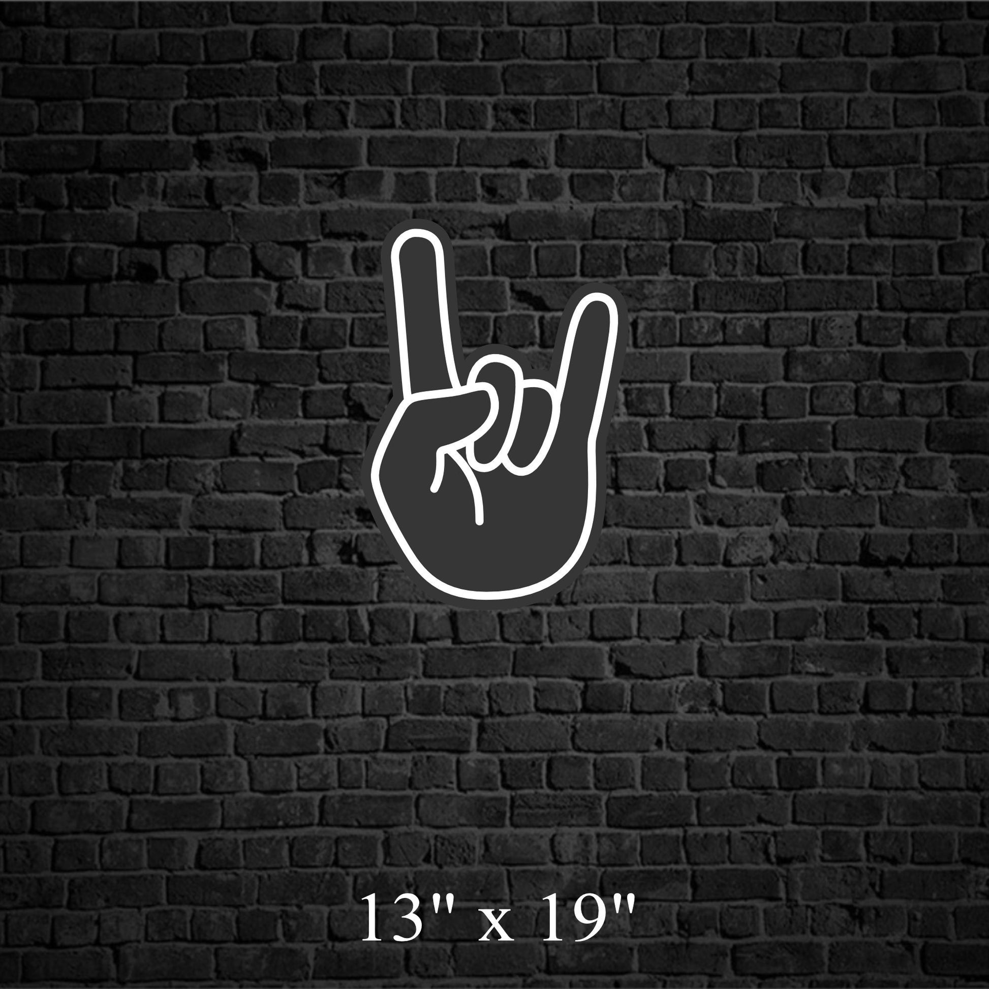 Rock Fingers Neon Sign - Home Decor Neon Sign - Custom Rock n Roll Neon Sign