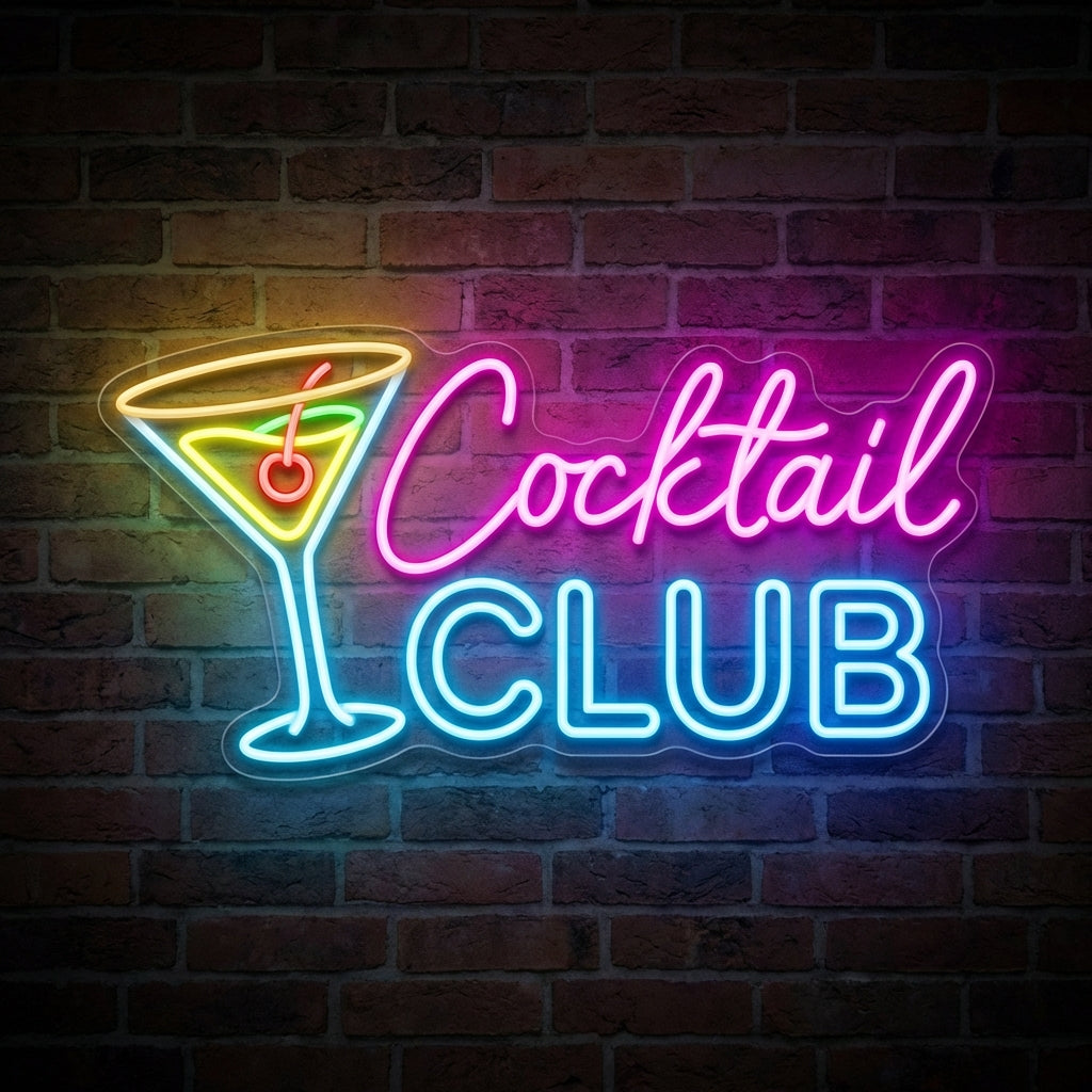 Cocktail Club LED Neon Sign design