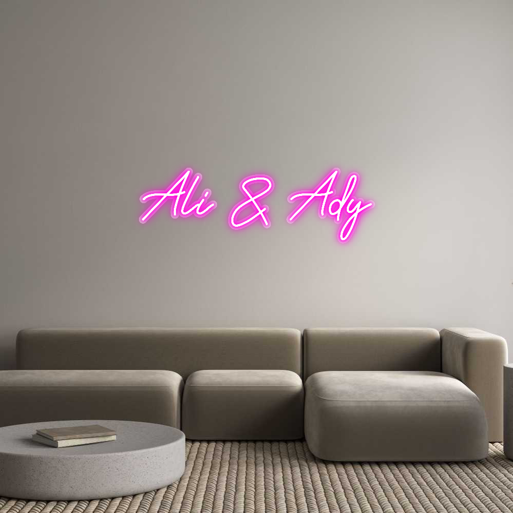 Custom Neon: Ali & Ady