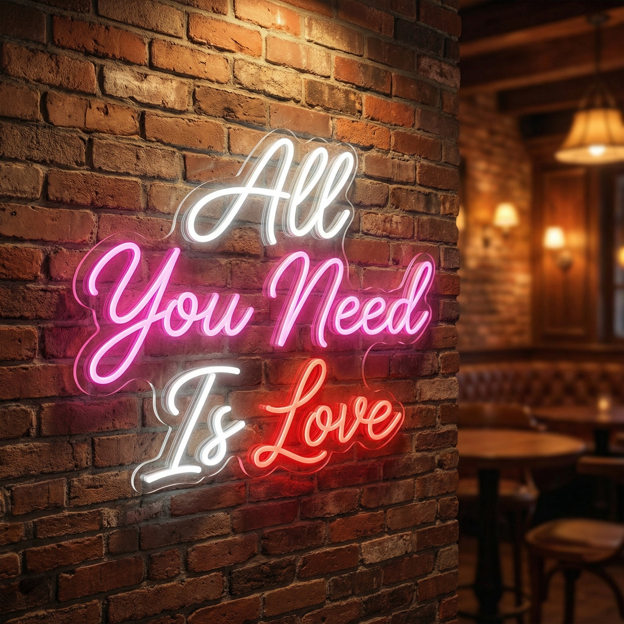 All You Need Is Love Neon Sign | NeonChili