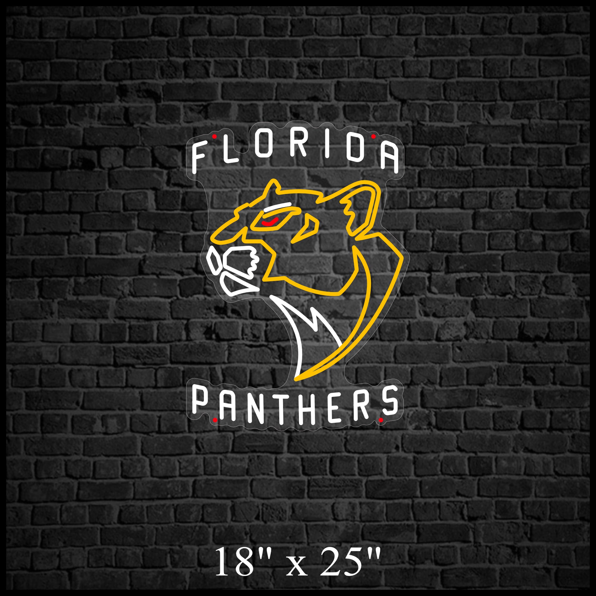 Florida Panthers LED Neon Sign