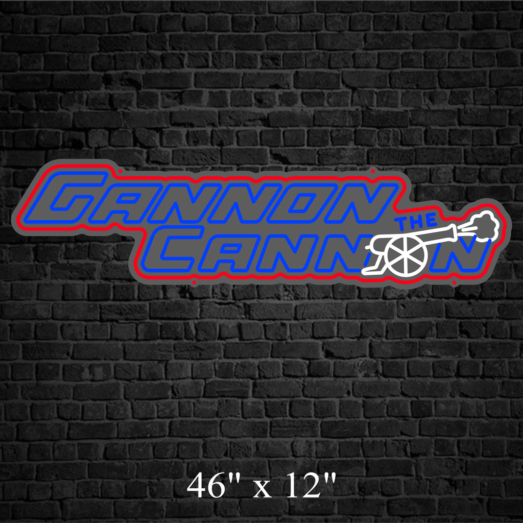 Gannon Cannon Neon Sign