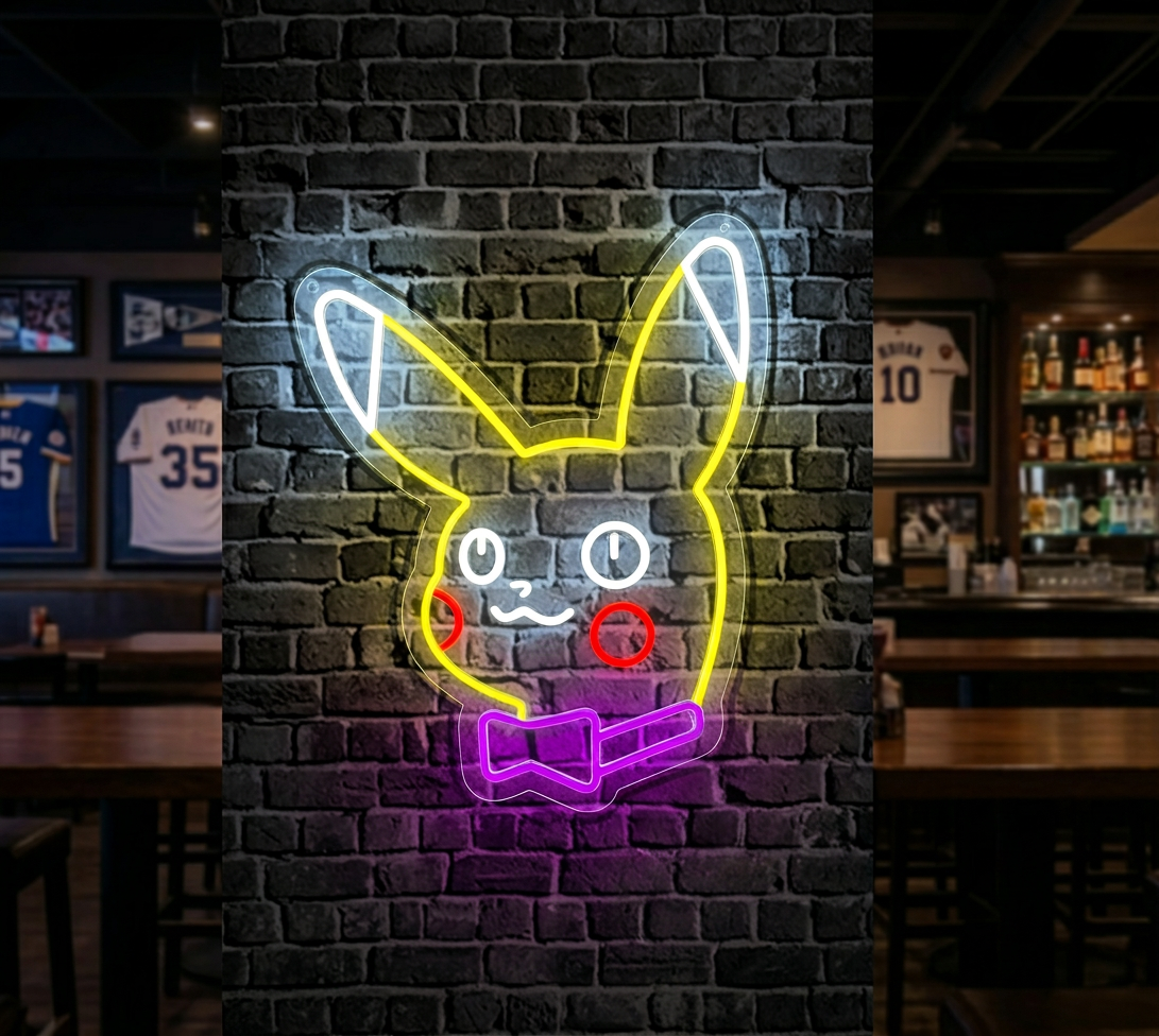 Pikachu Playboy Neon Sign