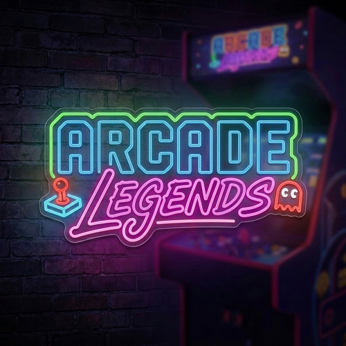Arcade Legends LED Neon Sign