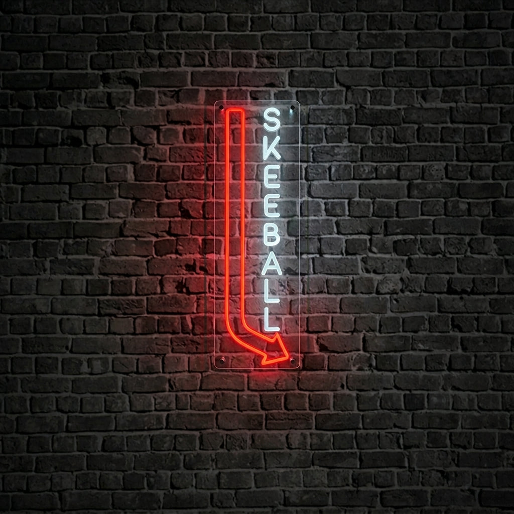 Skeeball Neon Sign