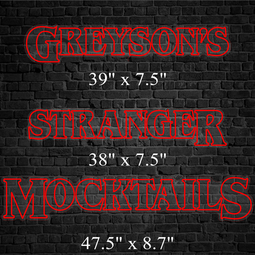 Greysons Mocktails LED Neon Sign