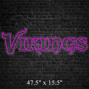 Vikings Custom Neon Sign