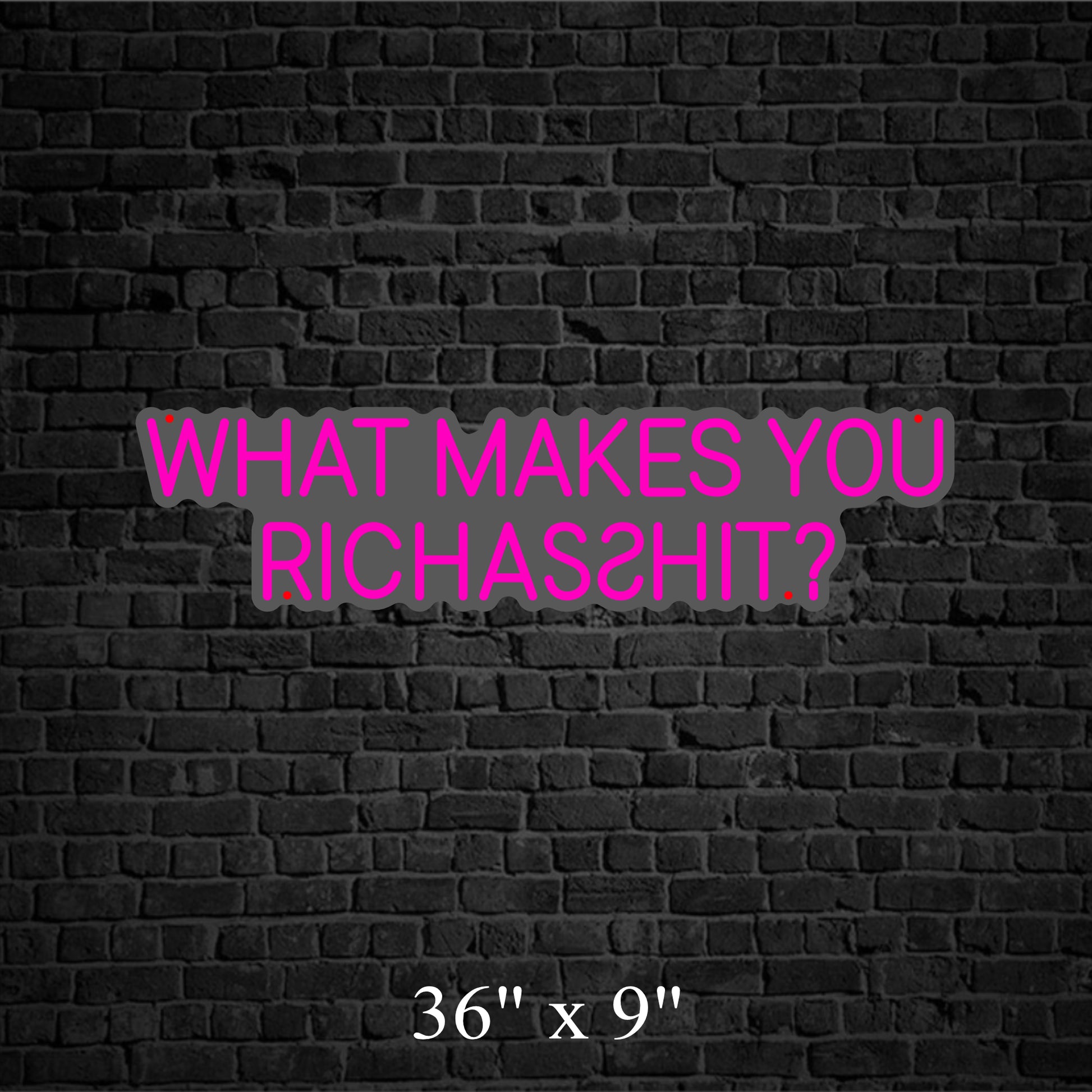 RICHASSHIT Custom LED Neon Sign