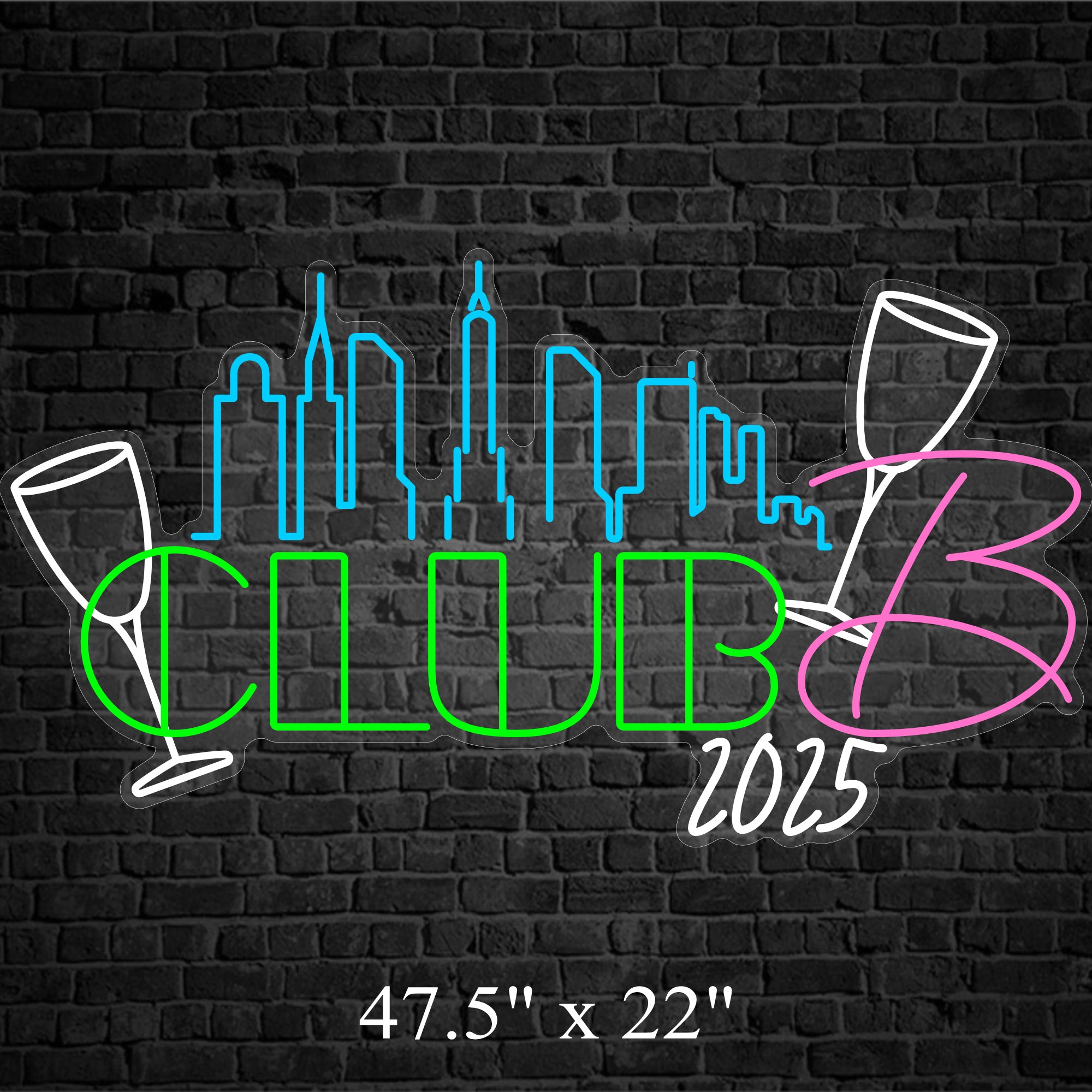 Club B 2025 Neon Sign