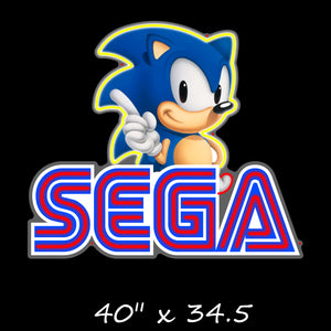 Sonic Sega Neon Sign