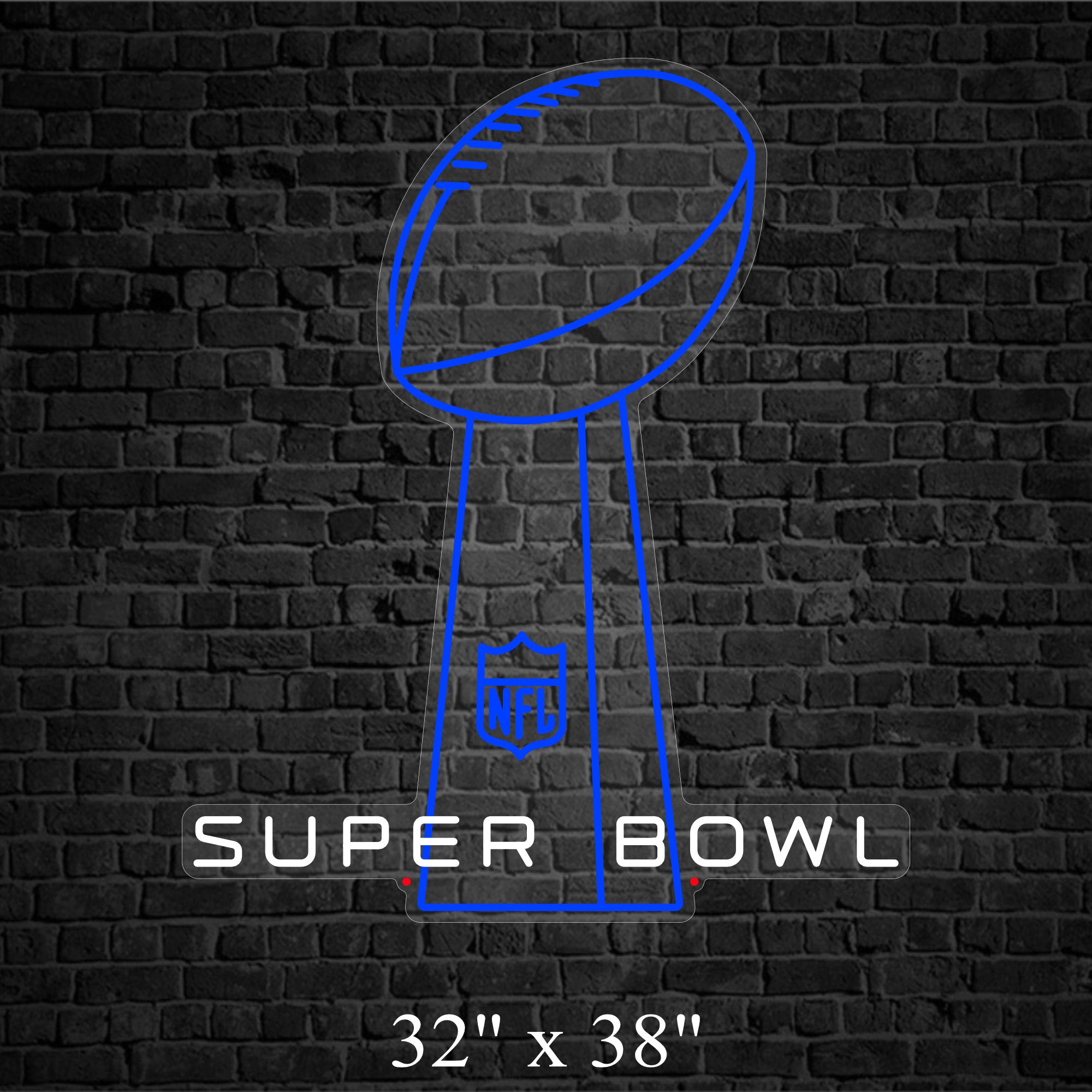 Super Bowl Neon Sign