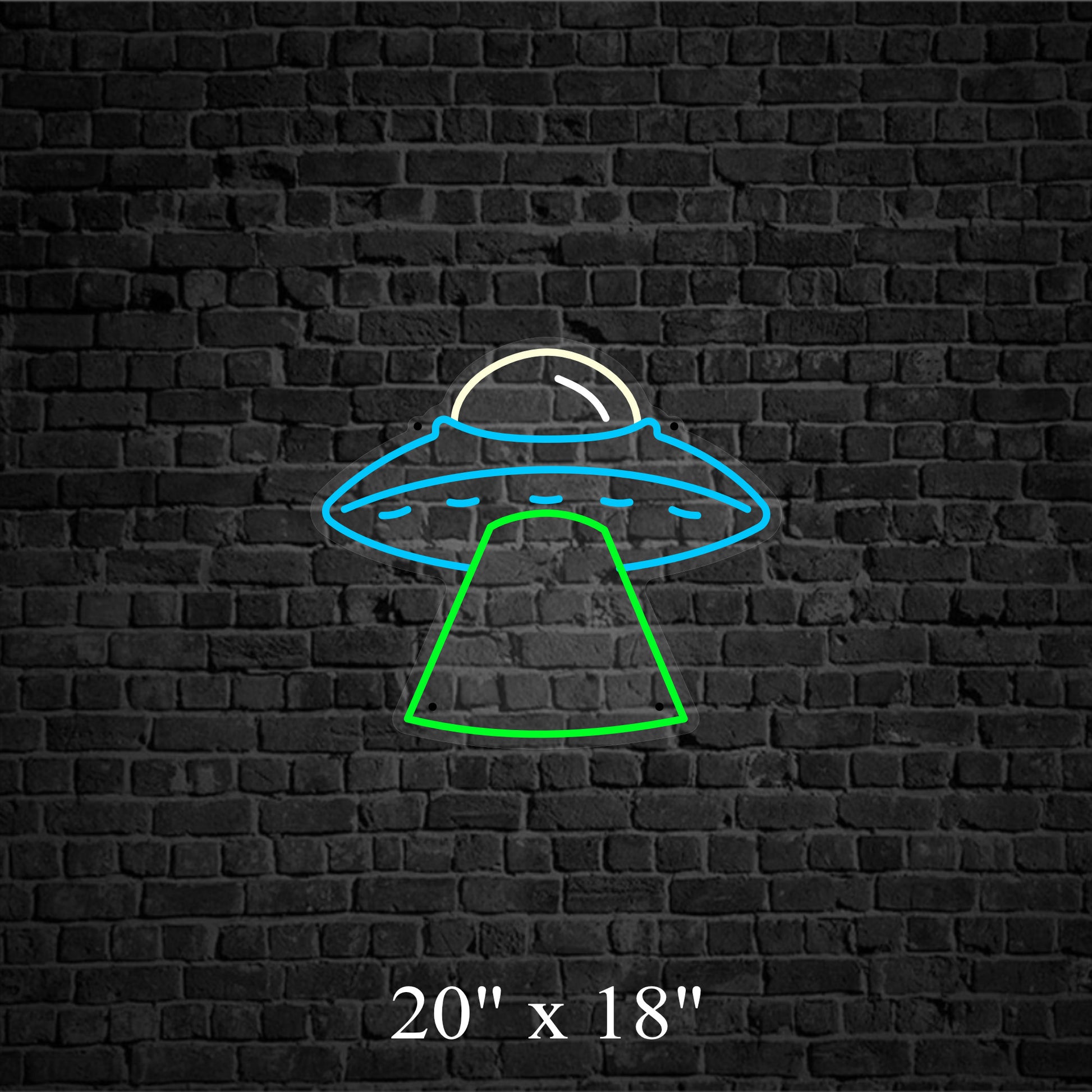 UFO Neon Sign