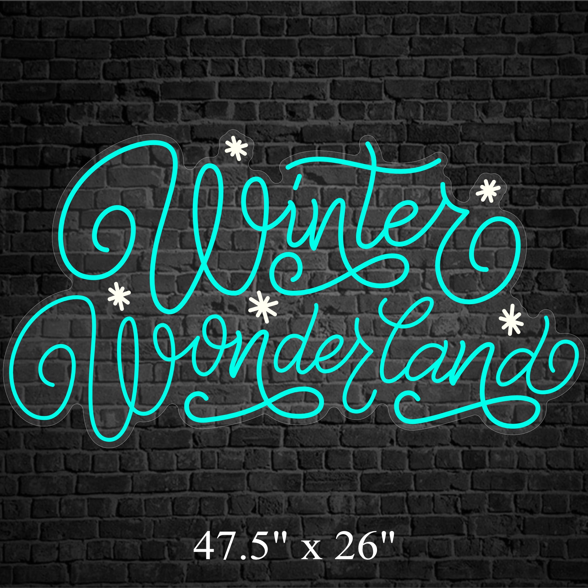 Winter Wonderland Neon Sign - Custom Neon Sign For The Holidays