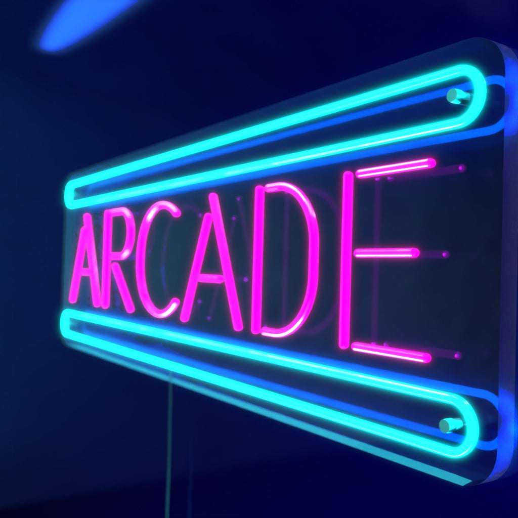 Retro Arcade Neon Sign - Custom For Your Home Arcade / Mancave LED Sign