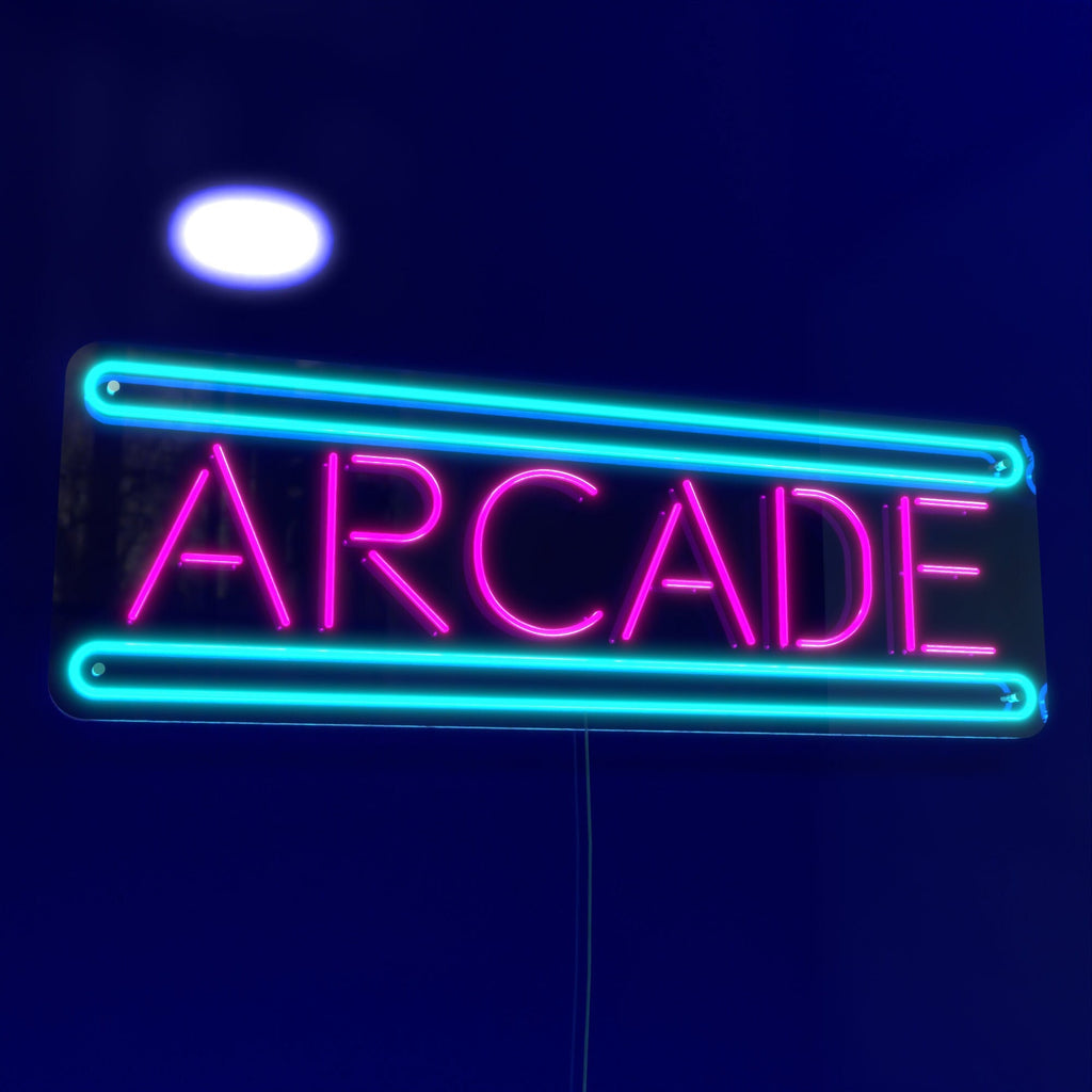 Retro Arcade Neon Sign - Custom For Your Home Arcade / Mancave LED Sign