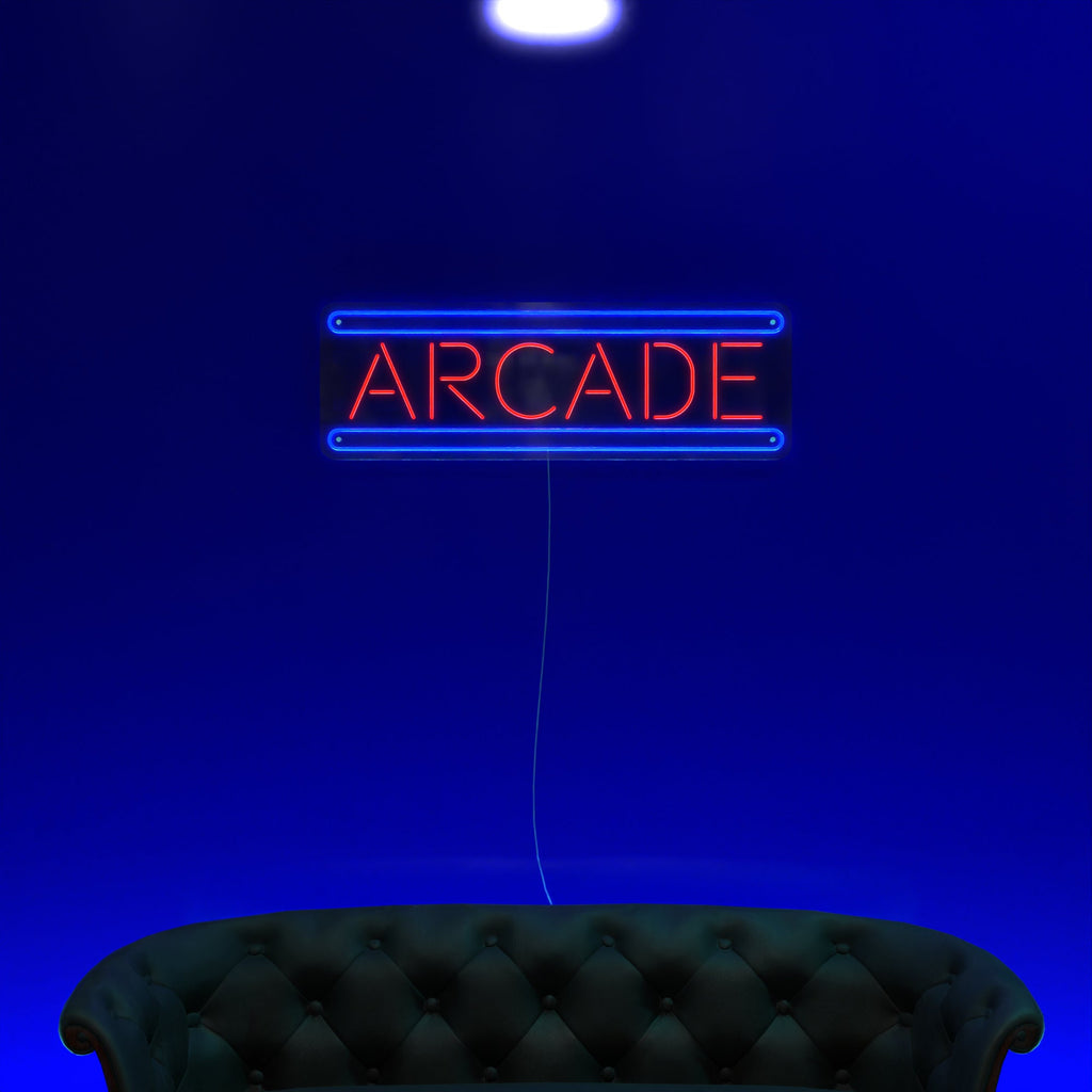 Retro Arcade Neon Sign - Custom For Your Home Arcade / Mancave LED Sign