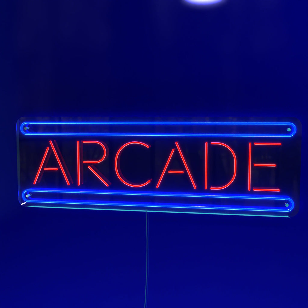 Retro Arcade Neon Sign - Custom For Your Home Arcade / Mancave LED Sign