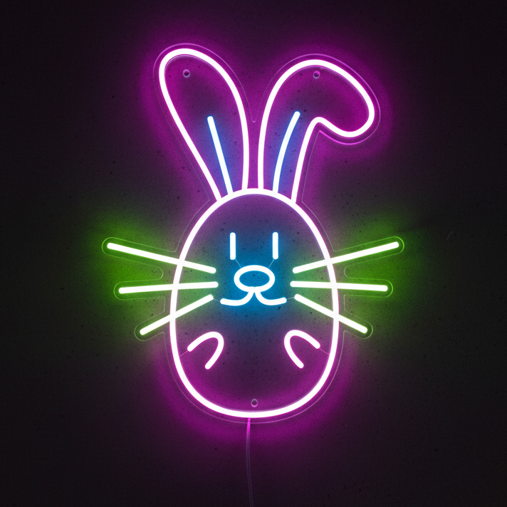 Easter Bunny Neon Sign