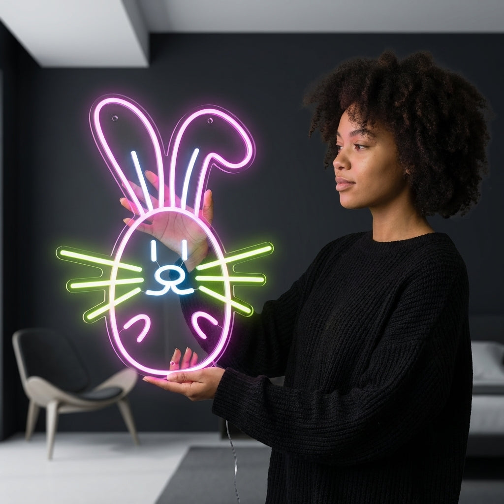 Easter Bunny Neon Sign