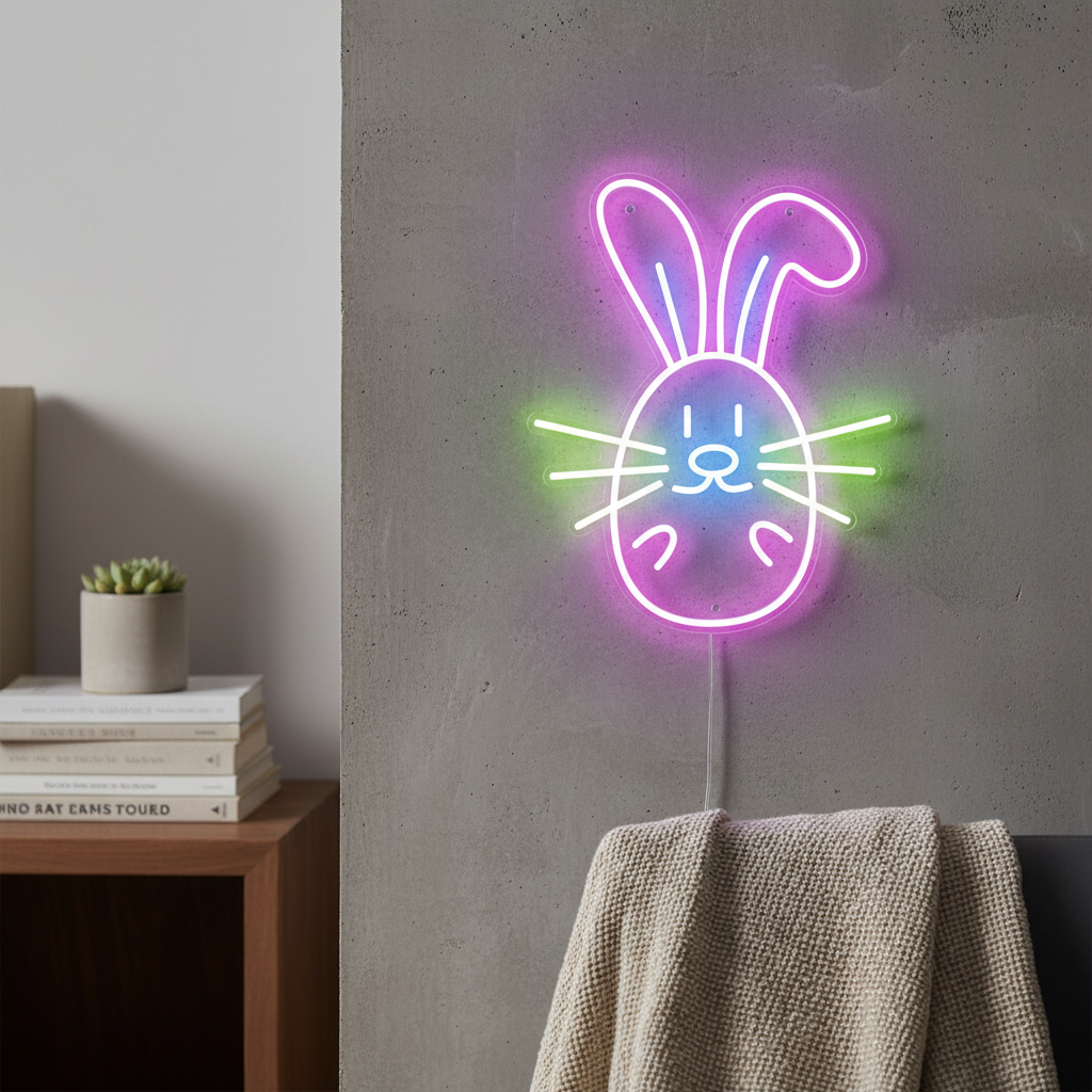 Easter Bunny Neon Sign