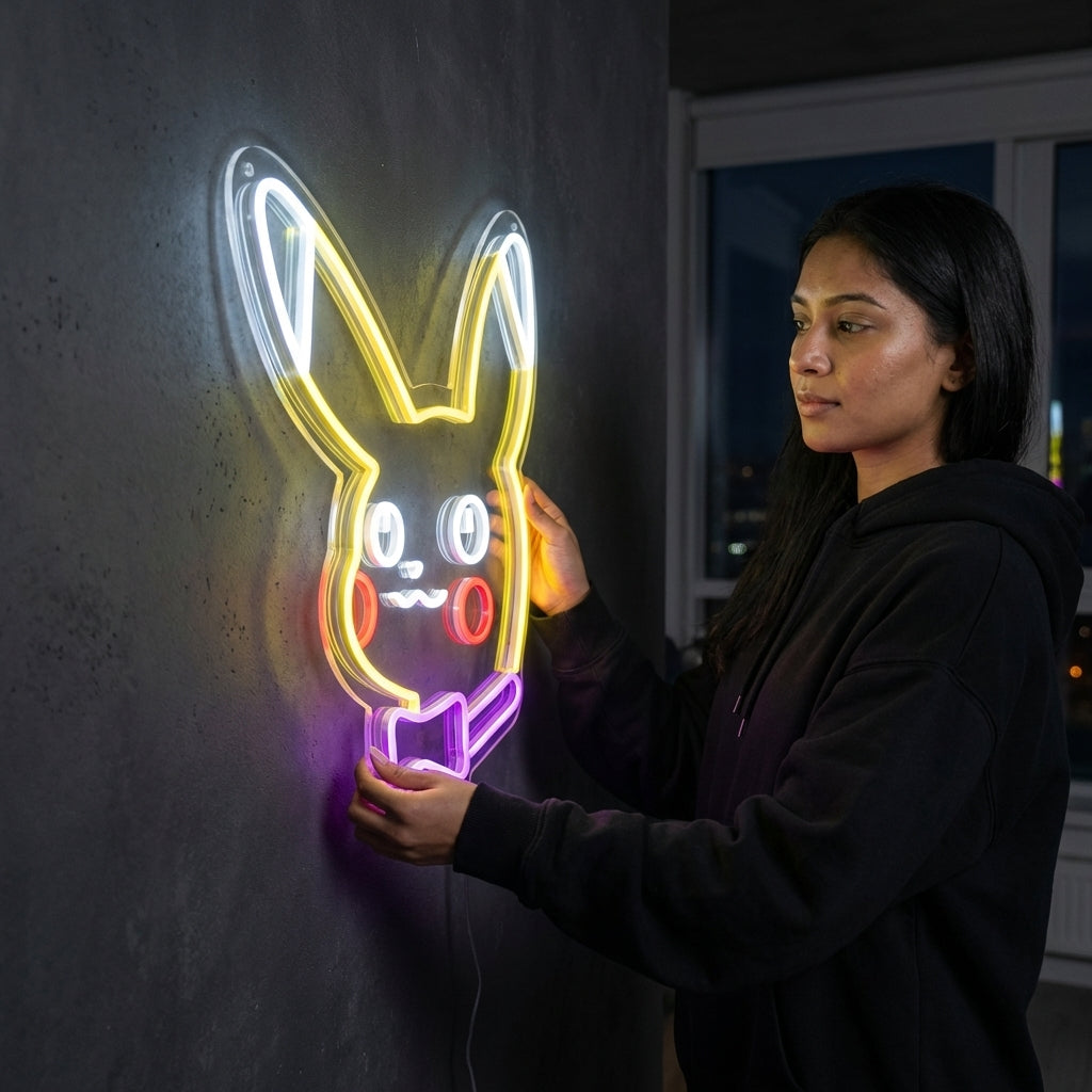 Pikachu Playboy Neon Sign