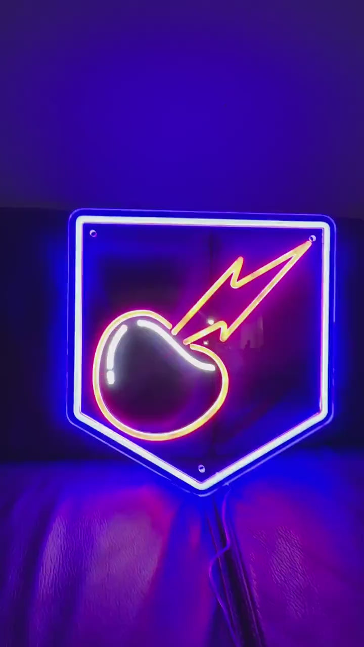 Electric Cherry - Neon Sign - COD LED Sign - Game Room or Mancave