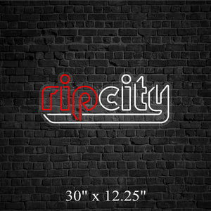 Rip City Custom Neon Sign