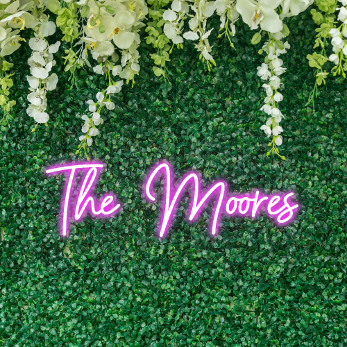 Custom Wedding Neon Sign