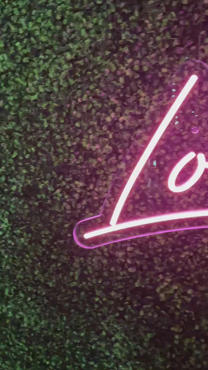 Love Neon Sign, Custom Color Love for Girls Room Neon Sign, Valentines Day LED Neon Signs, Gift for Her