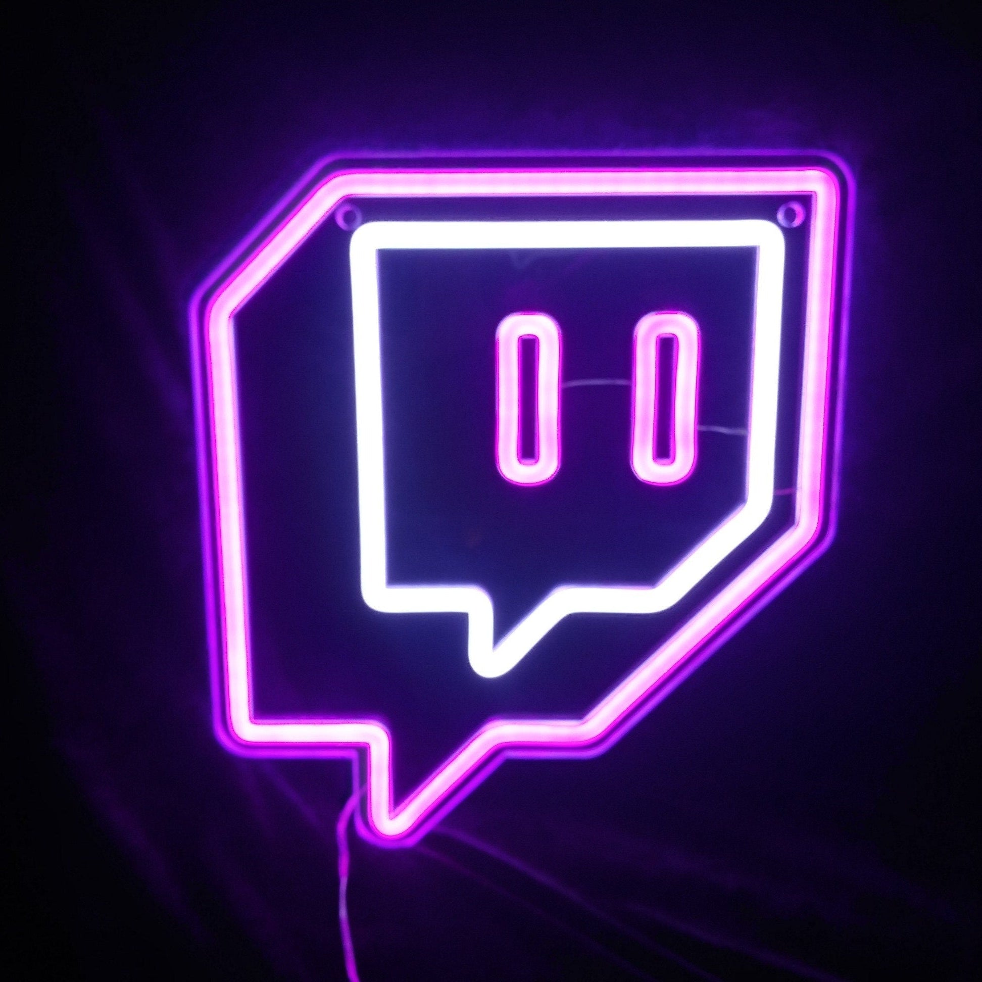 Twitch Channel Streaming - Neon Sign - Custom LED Sign - Game Room or Twitch Studio