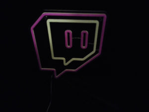 Twitch Channel Streaming - Neon Sign - Custom LED Sign - Game Room or Twitch Studio
