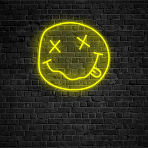 Dead Smiley Neon Sign - Funny LED Signs