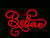 Believe Holiday Custom Neon Sign - Front View