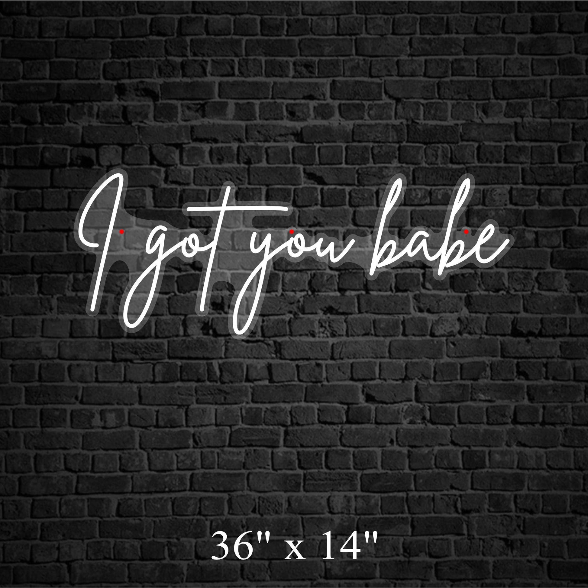 Wedding Neon Sign -  I Got You Babe - Custom Neon Sign - Wedding Reception Neon Sign - Wedding Photo Backdrop Active