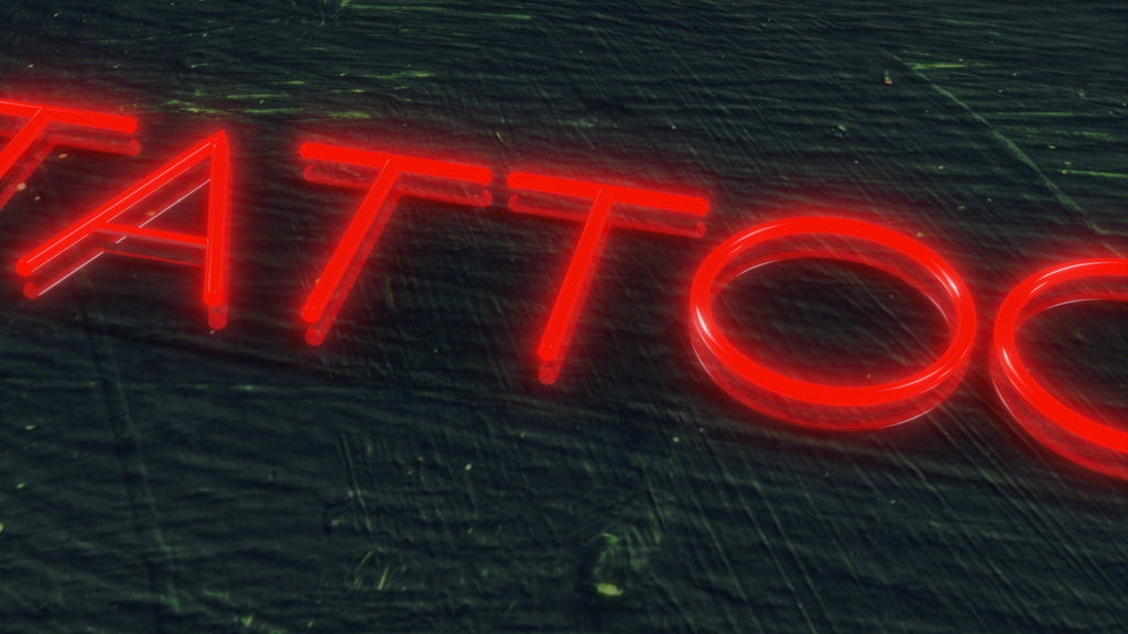 Tattoo LED Neon Sign - For Your Studio / Man-cave Sign / Wall art Decor