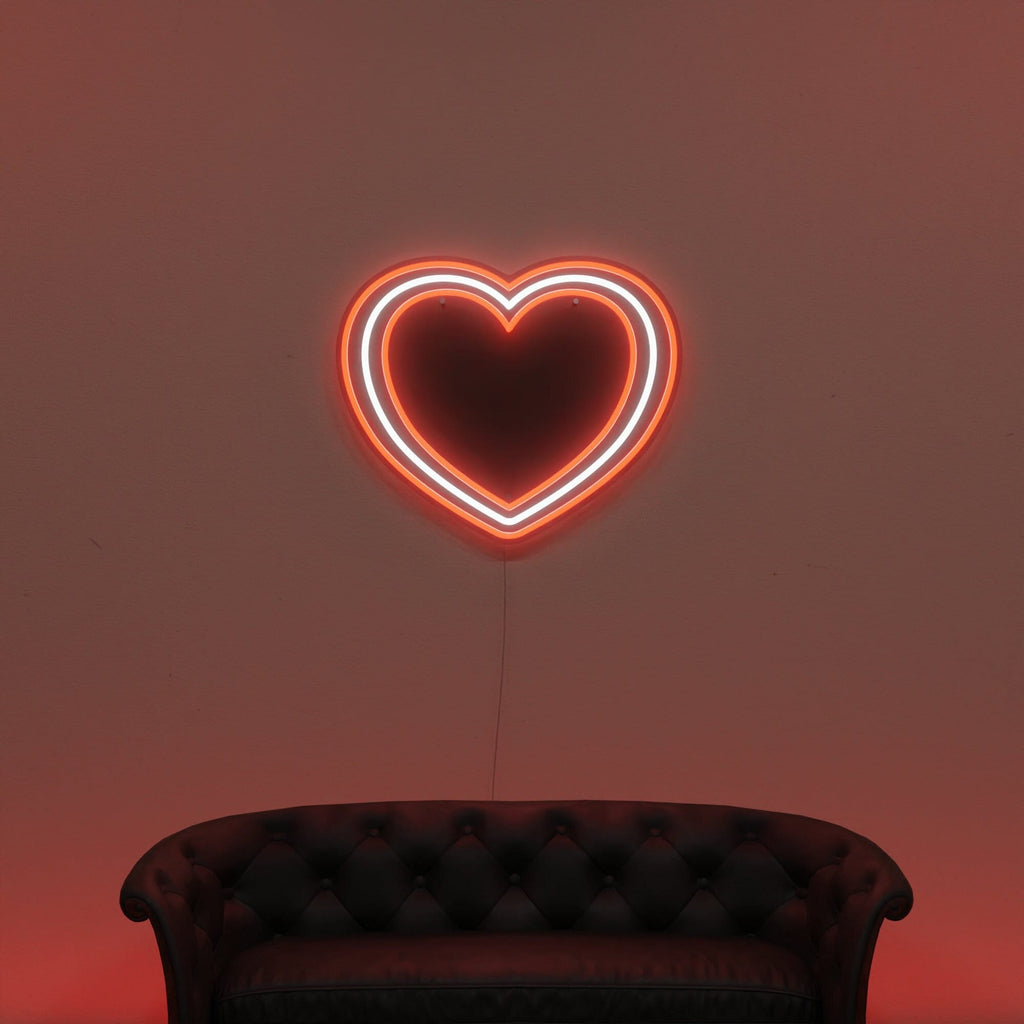 Triple Hearts Neon Sign, Custom Color Hearts for Girls Room Neon Sign, Valentines Day LED Neon Signs, Gift for Her