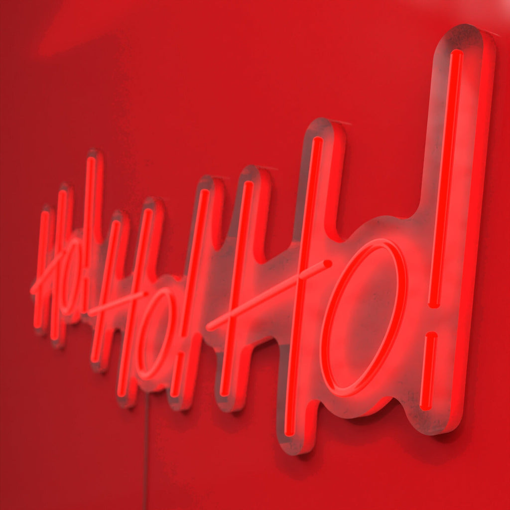Ho! Ho! Ho! Santa Neon Sign - Christmas Neon Sign For The Holidays