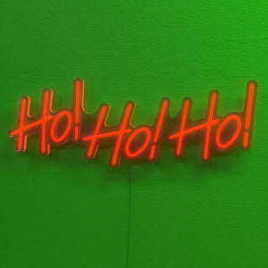 Ho! Ho! Ho! Santa Neon Sign - Christmas Neon Sign For The Holidays