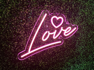 Love Neon Sign, Custom Color Love for Girls Room Neon Sign, Valentines Day LED Neon Signs, Gift for Her