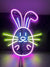 Easter Bunny Home Decor - Colored Egg Neon Sign - Easter Sunday Sign