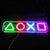 Playstation Symbols - Neon Sign For Arcade - Man-Cave Custom Neon Sign